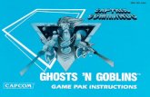 Ghosts'n Goblins - 任天堂ホームページ...A Special Message From Captain Commando! Thank you for selecting fun- filled GHOSTS 'N GOBLINS" .one of the exclusive family computer