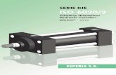SERIE IHE ISO 6020/2 - Esperia, S.A.esperia.es/.../uploads/2019/01/1-3-Cilindros-Serie-IHE-ISO-6020_2.pdf · Norm ISO 6020/2 - DIN 24554 Presión nominal Nominal pressure 160 bar