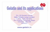 Dr.J.S.Suresh kumar Nitta Gelatin India Limited...Dr.J.S.Suresh kumar Nitta Gelatin India Limited P.B.No. 4262, 50/1002, SBT Avenue, Panampilly Nagar COCHIN – 682 036 KERALA Nitta