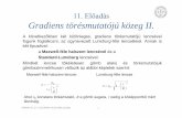 11. Előadás Gradiens törésmutatójú közeg II. · 2015-05-20 · 11. Előadás Gradiens törésmutatójú közeg II. A következőkben két különleges, gradiens törésmutatójú