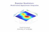 Bayesian Quadrature - University of Torontoduvenaud/talks/intro_bq.pdf · 2017-05-29 · Limitations and Future Directions Right now, BQ really only works in low dimensions (