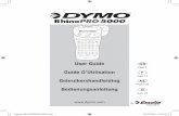 Page 2 Page 14 Pagina 28 Seite 40 · 2007-05-02 · RhinoPRO™ 5000, vous pourrez créer une grande variété d’étiquettes autocollantes de grande qualité. Vos étiquettes pourront