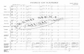Force of Naturegrandmesamusic.s3.amazonaws.com/files/scores/gmm142... · 2015-02-09 · bb bb bb # # b bb bb bb Flute Oboe Clarinet 1&2 Bass Clr Bassoon Alto Sax Tenor Sax Baritone