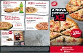 folheto out 2019 - Pizza Hut...A Pizza Hut reserva-se o direito de fazer alterações de preço sem pré-aviso. Pedido mínimo de 10,50 € que inclua pizza ou pasta, após descontos.