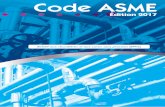 Code ASME - Groupe AFNOR · Code ASME Relatif aux chaudières et aux cuves sous pression (BPVC) Le code ASME est composé de 12 sections, et plus de 14000 pages. Il couvre les chaudières