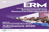 Bachelor of Social Sciences (Honours) in Environment and Resources Management · 2020-03-30 · Bachelor of Social Sciences (Honours) in Environment and Resources Management 環境及資源管理社會科學學士