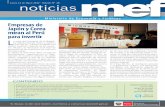 Lunes 14 de Mayo 2012 - Boletín Nº 48 noticias · 2016-09-26 · noticias Lunes 14 de Mayo 2012 - Boletín Nº 48 Empresas de Japón y Corea miran al Perú para invertir CENTRAL