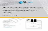 Mechanistic Empirical Flexible Pavement Design software i3c me · 2019-12-18 · Logiciel i3C-Me : Logiciel de dimensionnement des chaussées flexibles mécaniste-empirique Guide