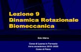 Lezione9 DinamicaRotazionale Biomeccanicapersonalpages.to.infn.it/~maina/didattica/Fisica_Farmacia_2019_20/… · Corso di Laurea in Farmacia: Fisica 2019/2020 33 Sforzo e stiramento