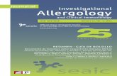 and Clinical Immunology - Alergosur · Clasificación de Conjuntivitis Alérgica propuesta por el grupo DECA (grado de recomendación D) Criterios Clínicos de Sospecha de Conjuntivitis