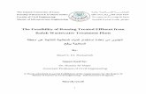 The Feasibility of Reusing Treated Effluent from Rafah Wastewater Treatment Plant · 2018-04-10 · Wastewater Treatment Plant to be appropriate with irrigation, and provide periodic