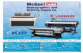 mcgee-cadd.commcgee-cadd.com/assets/mcgeecatalog2014.pdfKIP 7770/7970 3,240 sq. ft. per hour 9 "D" size prints per minute 600 x 2,400 dpi print resolution Cut-sheet bypass feeder Protect