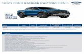 NOVÝ FORD RANGER RAPTOR I CENÍK · 2020-01-26 · NOVÝ FORD RANGER RAPTOR I CENÍK Základní ceny, individuální nabídku si vyžádejte u autorizovaného prodejce Ford. Výbava