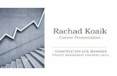 Slide Resume Rachad Koaik (March - 2020)