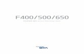F400/500/650 · 2017-05-30 · Y축 4Way 구조로 이송능력 최적화 (F650 Series) 전축 Roller Guide Way 적용으로 고정도의 중절삭가공 실현 (F500 Series, F650