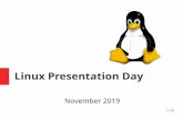 Linux Presentation Day - UN-Hack-Bar · 2019-11-17 · 3 / 23 Über die UN-Hack-Bar UN-Hack-Bar e.V. besteht als Verein seit Nov. 2018 Erste Treffen im Januar 2018 Entstanden nach
