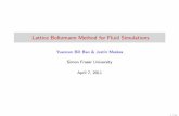 Lattice Boltzmann Method for Fluid Simulationsbillbao/presentation930.pdf · 2013-03-04 · 6.S. Succi, The Lattice Boltzmann Equation for Fluid Dynamics and Beyond. Oxford University