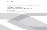Implementation Guidelines für ISO-20022- Interbankmeldungen...Version 1.4 – 20.03.2019 Implementation Guidelines für ISO-20022-Interbankmeldungen . SIC und euroSIC . Clearingtag