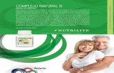 COMPLEJO NATURAL B - Venta directa de productos de ... · Este producto te ofrece las propiedades de seis vitaminas del Complejo B, que provee a tu cuerpo de energía ya que participan