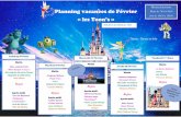 Horaire d'ouverture Planning vacances de Février...Planning vacances de Février « les Toon’s » Thème : Disney en folie Horaire d'ouverture Matin de 7h30 à 9h30 Soir de 16h30