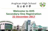 Welcome to AHS Secondary One Registration Info...•Principal’s Welcome Letter •Individual Student Details and Student Medical Record (Yellow) –Please complete the form. –Attach