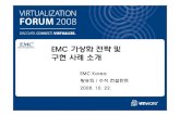 EMC 가상화 전략 및 구현 사례 소개download3.vmware.com/elq/img/4467_APAC_VFORUM/site/... · 2008-11-06 · EMC’s Focus Point for Server Virtualization Source: Enterprise