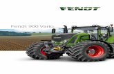 Fendt 900 Vario · 2017-05-26 · Mayor rendimiento. Más calidad. Desde 1995, el Fendt 900 Vario ha sido líder en el sector de los tractores para explotaciones agrícolas de gran