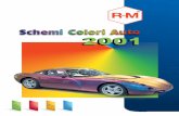 Schemi Colori Auto 2001 - R-M Paint colori... · 2018-04-30 · Schemi Colori Auto 2001 Schemi Colori Auto 2001 riporta il programma colori per tutti i modelli di autovetture prodotte