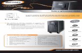 LCD De 5 a 10 kVA...Protocolo simple para administración de redes opcional Administración de energía desde el administrador de SNMP y navegador de Internet Software InfoPower AMBIENTE