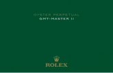 OYSTER PERPETUAL GMT-MASTER II - Rolex · 2020-01-30 · das gmt-master ii modell die funktionsuhr fÜr reisende 5 zwei zeitzonen gleichzeitig und zusÄtzliche zeitzone 6-7 funktionen