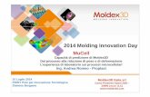2014 Molding Innovation Day - Moldex3D · 2014 Molding Innovation Day 10 Luglio 2014 POINT Polo per Innovazione Tecnologica Dalmine Bergamo MuCell ... Silver streaks (Only) reduced