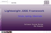 Lightweight J2EE Frameworkstaff.ustc.edu.cn/~waterzhj/files/ssh/session 2.pdfbeen resolved in the struts 2 framework Most of the Struts 2 classes are based on interfaces and most of