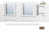 Puertas de entrada ThermoPro...Disfrute de su hogar Puertas de entrada en la probada calidad de marca Hörmann Con más de 75 años de experiencia y más de 13 millones de puertas
