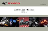 AK 550i ABS / Noodoe · 2017-08-30 · Ευχαριστούμε που επιλέξατε το ak 550. Αυτό το εγχειρίδιο παρέχει λεπτομερείς οδηγίες