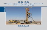 Máquina Perforadora-Rotativa Universal Rotary Drilling Rig · prakla.de Prakla Bohrtechnik 905.645.5 11/2014 Los desarrollos de diseño y las mejoras de procesos podrían requerir