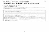 DATA PROJECTOR J XJ-A135/XJ-A145/XJ-A2451 DATA PROJECTOR XJ-A135/XJ-A145/XJ-A245 データプロジェクター ワイヤレス機能ガイド 必ずデータプロジェクターに付属の取扱説明書（基本編）の注意事項をお読みになってからご使用く