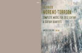 95343 Federico Moreno-Torroba€¦ · 2 3 Federico Moreno Torroba 1891-1982 Complete Music for Solo Guitar & Guitar Quartets CD1 56’25 Sonatina in A 1. Allegro 3’56 2. Andante