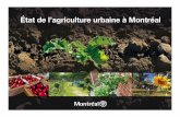 CONSULTATION PUBLIQUE SUR L’ÉTAT DE L’ · montréalaise (2010 - 2015) – Montréal s’engage à : Financer 20 projets de quartiers durables d’ici 2015 par le biais du programme