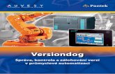 versiondog - Pantek (CS) dog.pdf · RSLogix 5000 ABB / Kuka roboty ... Tetra Pak (Švédsko) 09/2014 Kdo je kdo AUVESY AUVESY GmbH & Co KG je dynamicky rostoucí německá společnost