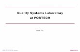 Quality Systems Laboratory at POSTECHphome.postech.ac.kr/user/quality/Link/Brochure/QSL2015.pdf · 2015-04-05 · Prof. Kwang-Jae Kim (김광재교수님) Professor, Dept. of Industrial