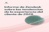Informe de Zendesk sobre las tendencias de la experiencia ......Informe de Zendesk sobre las tendencias de la experiencia del cliente de 2020. 1 ... Servicios ﬁnancieros y de seguros
