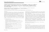 Multi-institutional prospective feasibility study to …...ORIGINAL ARTICLE Multi-institutional prospective feasibility study to explore tolerability and efﬁcacy of oral nutritional