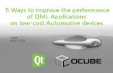 5 Ways to improve the performance of QML Applications on ... · OCUBE CO., LTD. | CONFIDENTIAL 0 Always in your life 5 Ways to improve the performance of QML Applications on low-cost