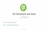 Qt Framework and tools - GitHub Pagessahakornb.github.io/document/introduction_to_qt.pdf · แบบ คือ Qt Widgets Application และ Qt Quick Application (QML) แต่ยังมี