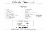 EMR 11330 Blade Runner - edrmartin.com · Blade Runner Wind Band / Concert Band / Harmonie / Blasorchester / Fanfare Arr.: Jan Sedlak Vangelis EMR 11330 1 st 1 8 1 1 1 5 4 4 rd 1