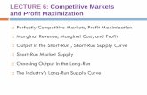 LECTURE 6: Competitive Markets and Profit Maximizationcontents.kocw.net/document/m6-Competitive_Markets... · Perfectly Competitive Markets, Profit Maximization Marginal Revenue,