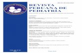 ISSN 1993 - 6834 (versión on-line) REVISTA …...REVISTA PERUANA DE PEDIATRÍA PUBLICACIÓN OFICIAL DE LA SOCIEDAD PERUANA DE PEDIATRÍA ISSN 1993 - 6826 (versión impresa) ISSN 1993