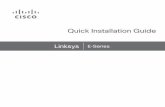 Linksys E-Series Router Quick Installation Guide€¦ · Linksys E-Series Deutsch — Installation 4. Befolgen Sie die Anweisungen auf dem Bildschirm, um die Installation abzuschließen.