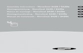 Assembly instructions - NovoSeal S420 / S420e EN€¦ · Assembly instructions - NovoSeal S420 / S420e Montageanleitung - NovoSeal S420 / S420e Notice de montage - NovoSeal S420