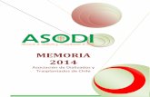 MEMORIA 2014 - Asodi · Como cierre del ciclo de talleres, durante el mes de diciembre, se realizó en nuestras oficinas la tradicional Exposición de los talleres de manualidades,